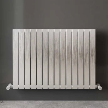 Flox Horizontal Single Stainless Steel Radiator - 600mm x 1180mm