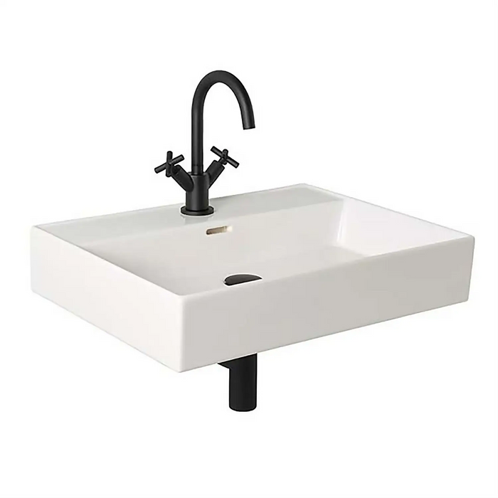 Veneto Wall Hung 1 Tap Hole Basin - 500mm