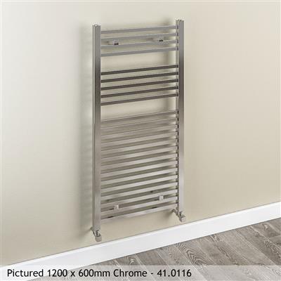 Biava Chrome Square Towel Radiator 1200 x 600 mm