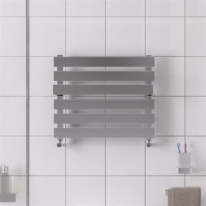 Ascona Stainless Steel Polished Towel Radiator 420 x 500mm