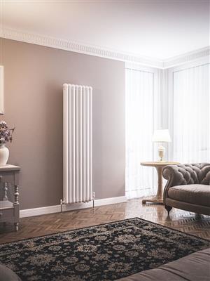 Rubano Matt Anthracite Vertical Radiator 1800 x 383mm