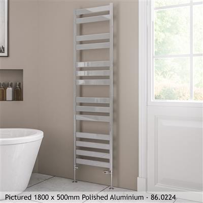 Pelago Matt Anthracite Towel Radiator Rail 1800 x 500mm