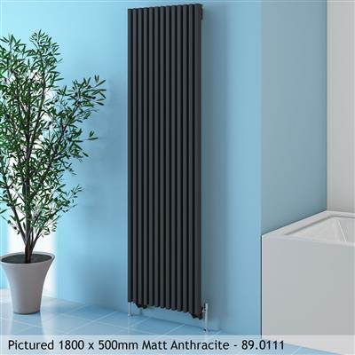 Rowsham Matt White Vertical Radiator 1800 x 300mm