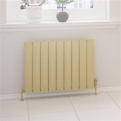 Malmesbury Matt Cappuccino Horizontal Aluminium Radiator 600 x 565mm