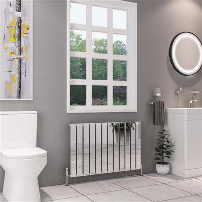 Deddington Chrome Horizontal Radiator 600 x 390mm