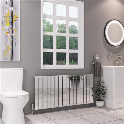 Deddington Chrome Horizontal Radiator 600 x 390mm