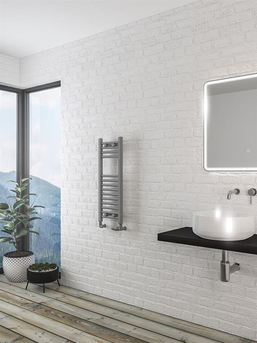 Wingrave Matt Grey Straight Towel Radiator 800 x 300mm