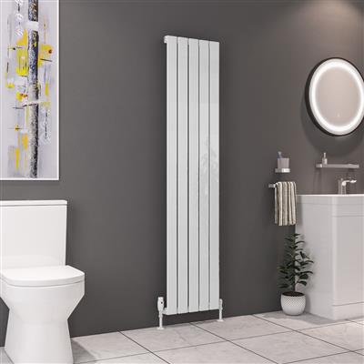 Deddington Gloss White Vertical Radiator 1800 x 630mm