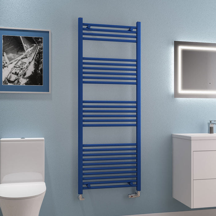 Wingrave Matt Colbalt Blue Straight Towel Radiator 1600 x 600mm