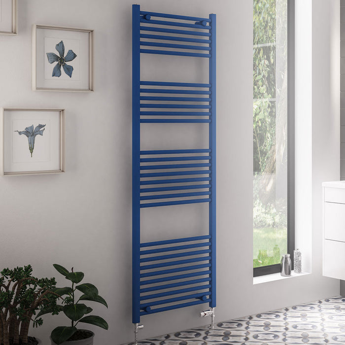 Wingrave Matt Colbalt Blue Straight Towel Radiator 1800 x 600mm