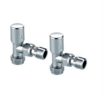 Chrome Straight Radiator Valves