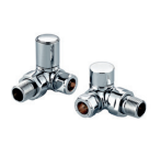 Chrome Straight Radiator Valves