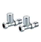 Chrome Angled Radiator Valves