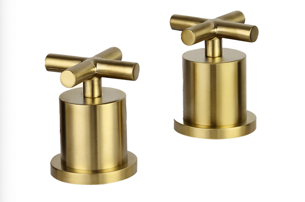 JTP Solex Brushed Brass Panel Valves