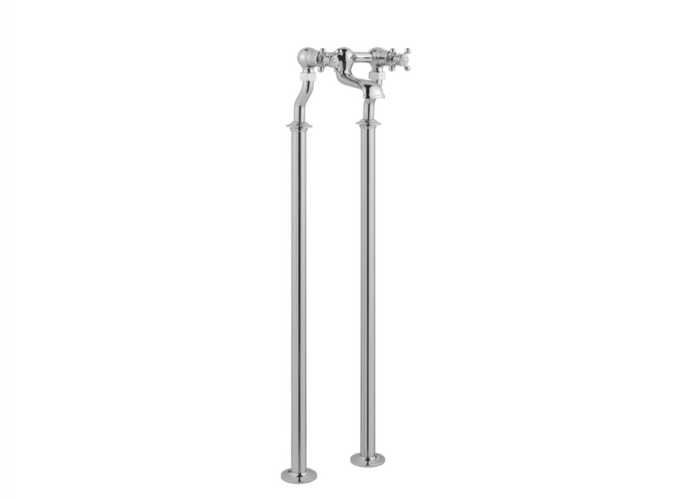 JTP Grosvenor Chrome Freestanding Wall Mounted Bath Filler