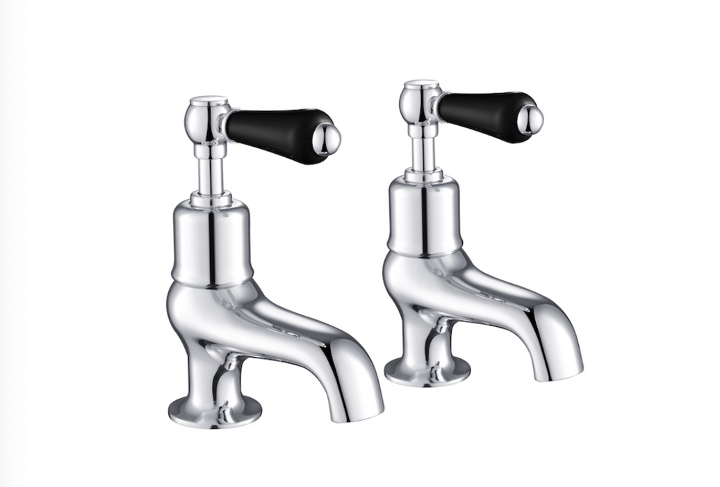 JTP Grosvenor Lever Black Edition Bath Taps