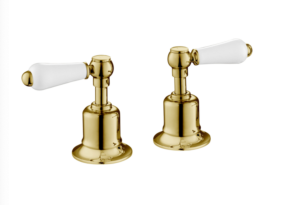 JTP Grosvenor Lever Antique Brass Edition Panel Valves