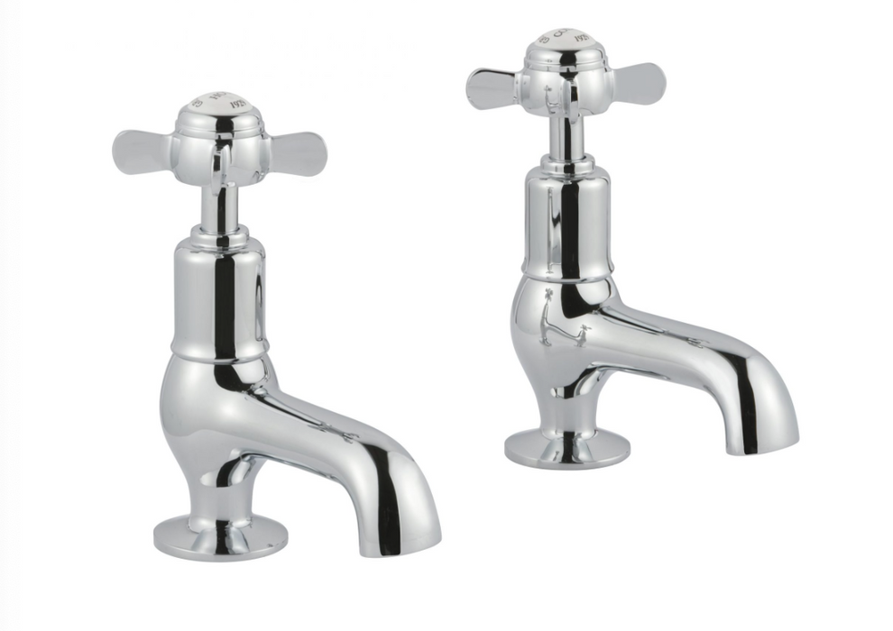 Grosvenor Pinch Chrome Cloakroom Basin Taps