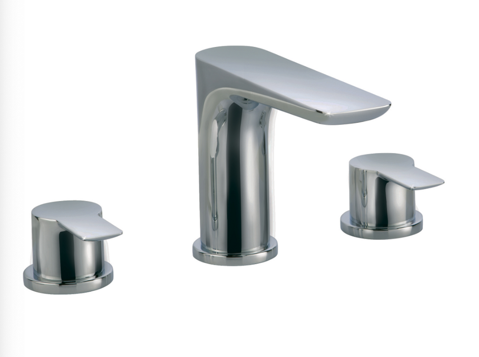 JTP Amore Chrome Wall Mounted Basin Mixer