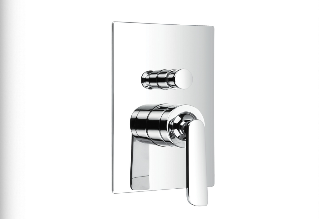 JTP Cascata Chrome Single Lever Concealed Diverter