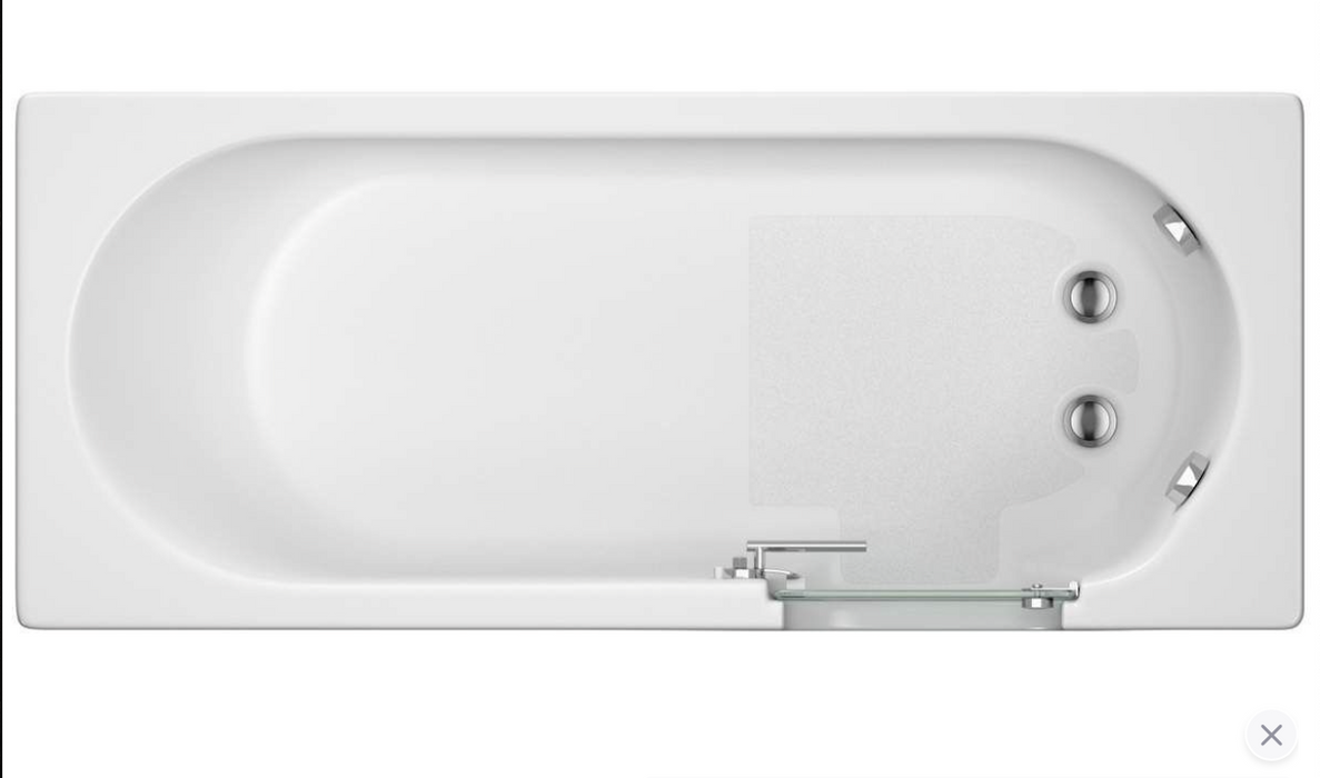 Trojan Cascade Double Ended Bath 1700 x 700mm RH