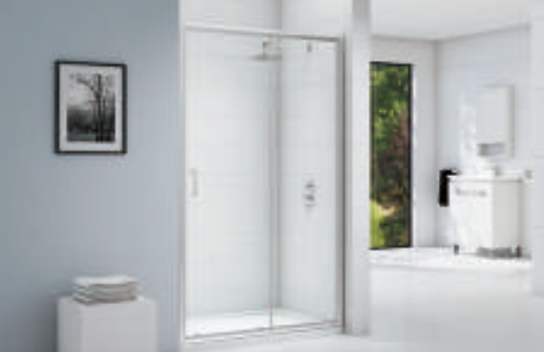 Merlyn Sliding Shower Door Enclosure 6mm 1700 x 1800mm — Wise Bathrooms