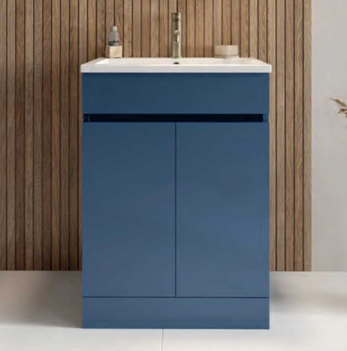 Empire Anthracite 600 Vanity Unit with Ceramic Basin