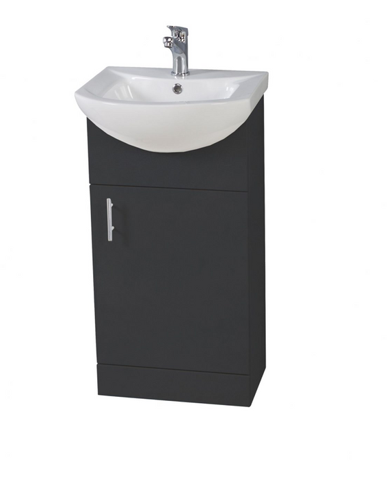 Lanza Polar White 550 Floor Cabinet with Basin