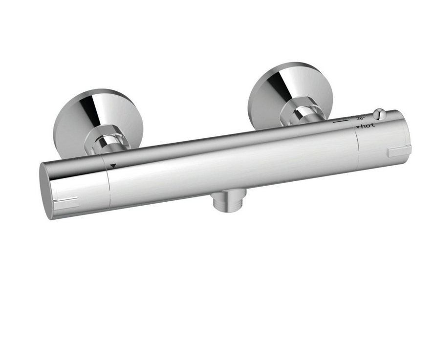 Scudo Chrome Round Exposed Thermostatic Valve