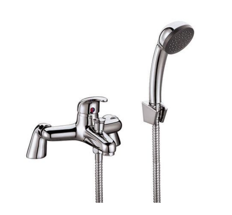 Tidy Bathroom Chrome Bath Shower Mixer with Shower Kit