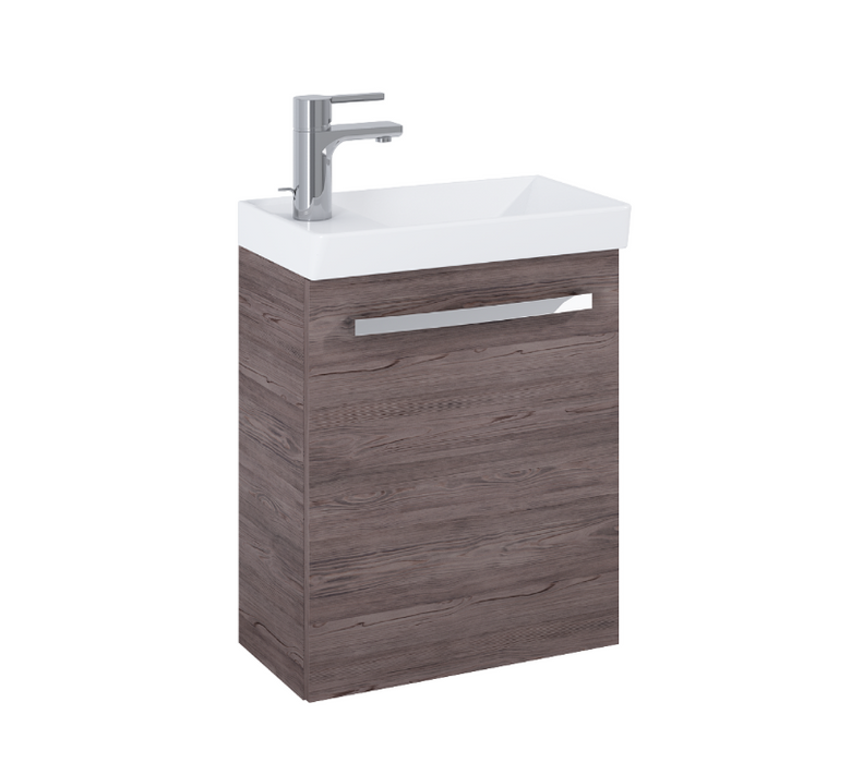 Aquatrend Matt Carbon 455 Wall Hung Vanity with Basin