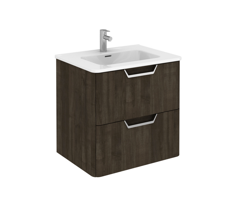 Life Samara Ash 610 Wall Hung Vanity Unit with Basin