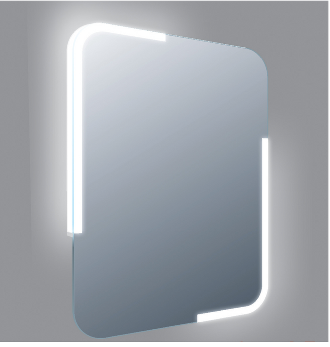 Curve LED Demister Mirror 600 x 800mm