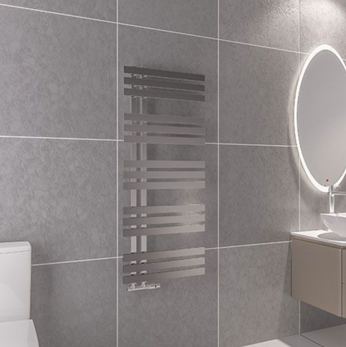 Pezzo Anthracite Designer Towel Rail 500 x 800mm