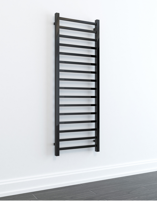 Onyx Black Nickel Designer Towel Rail 500 x 1200mm