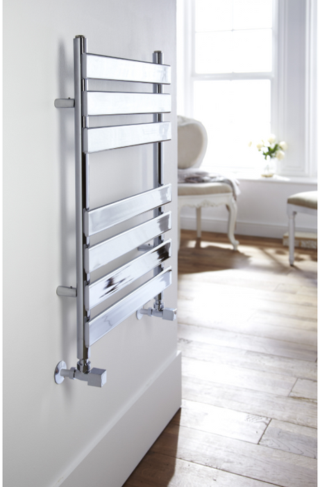 Piazza Chrome Designer Towel Rail 500 x 745mm