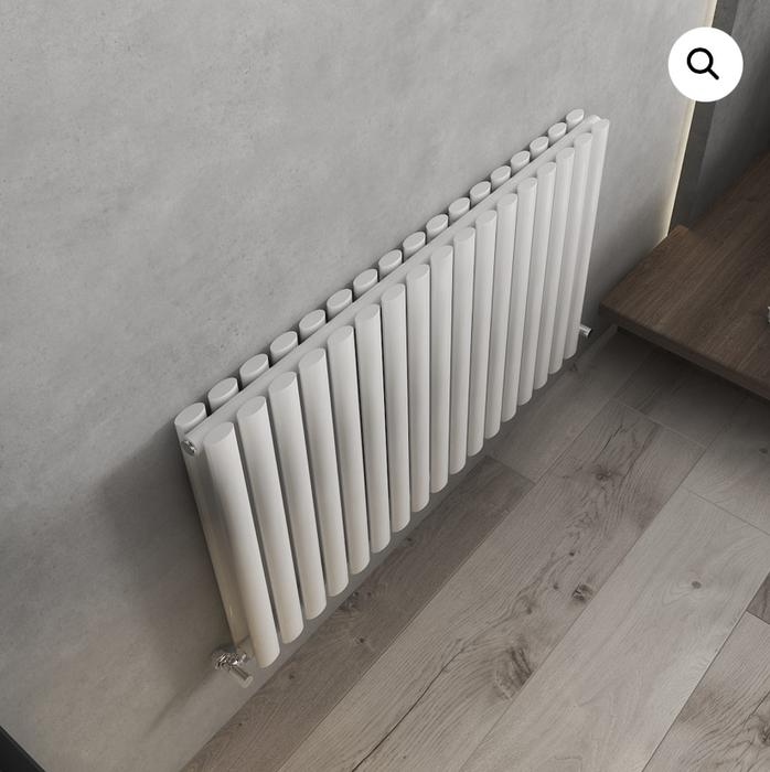 Elle Anthracite Horizontal Double Radiator 400 x 1620mm