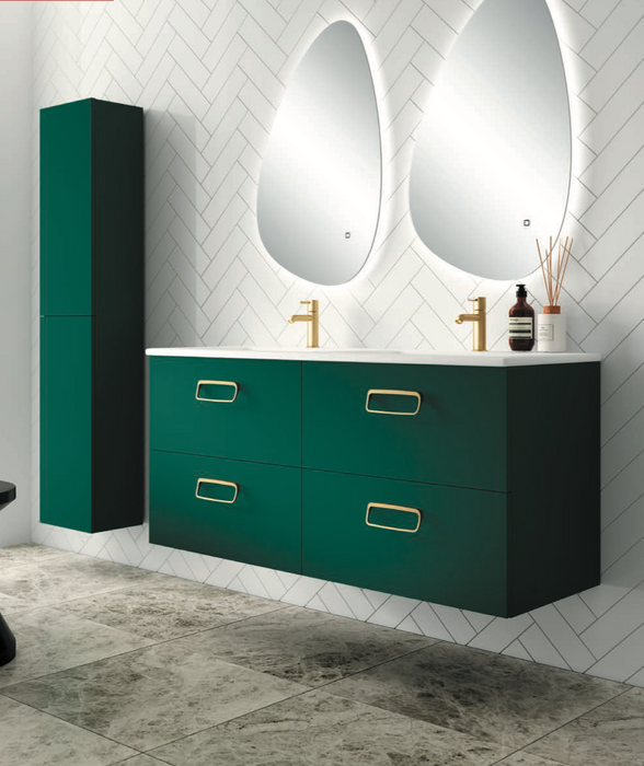 Azure Forest Green 500 Wall Hung Vanity with Basin