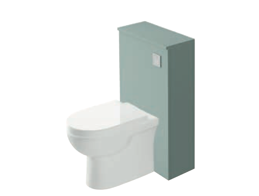 Azure Fjord Green 500 BTW Unit with Pan and Soft Close Seat