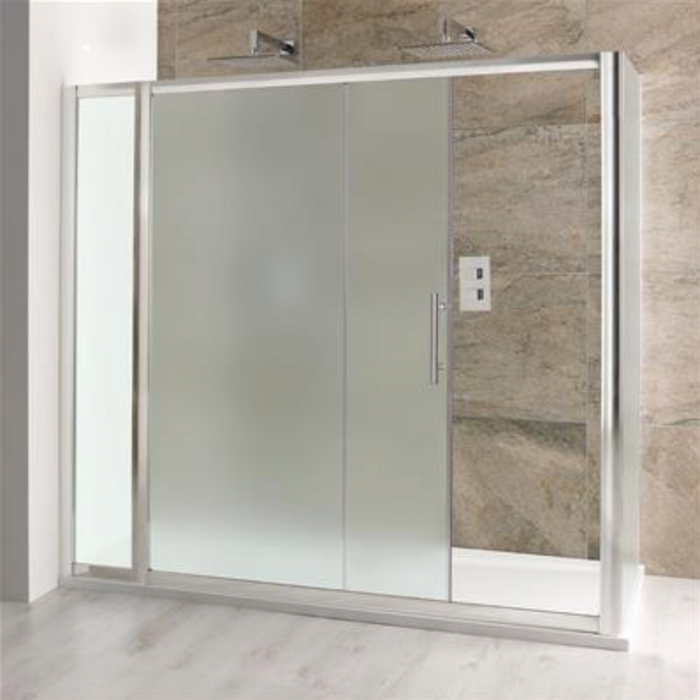 Volente Frosted Glass 6mm Sliding Door Enclosure 1800 x 1850mm