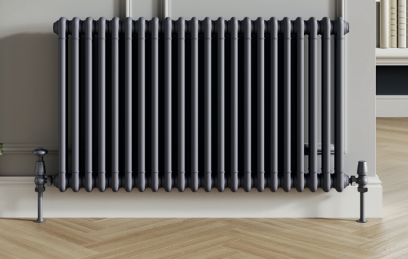 Designer Anthracite 3 Column Radiator 600mm x 1190mm