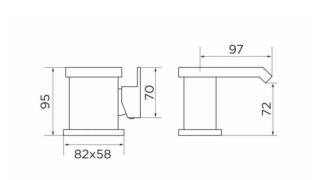 Elsden Chrome Mono Basin Mixer