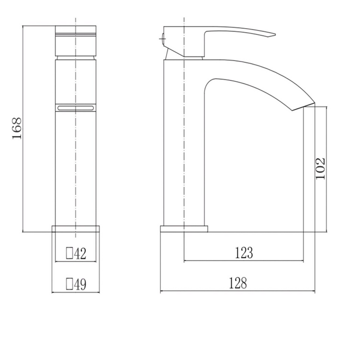 Wave Mono Basin Mixer